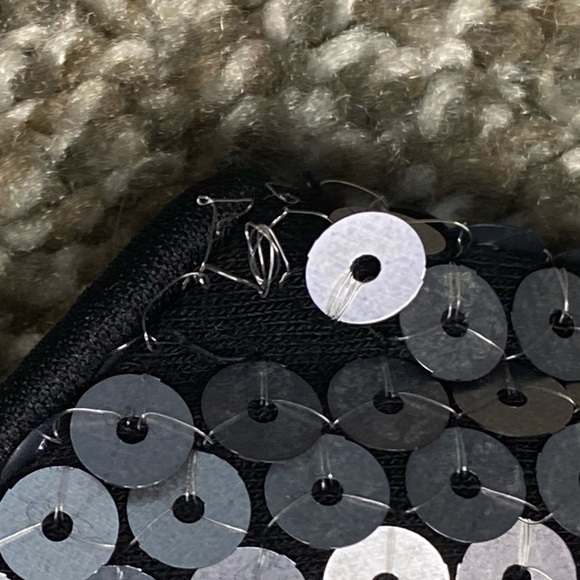 Fitted Guess Sequins Patterned Spaghetti Strap Scoop Neck Mini Dress - Picture 8 of 13